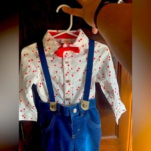 Baby Cat & Jack 18 Months Valentines Outfit